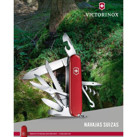 Navaja Suiza Victorinox Mountaineer 18 funciones Rojo