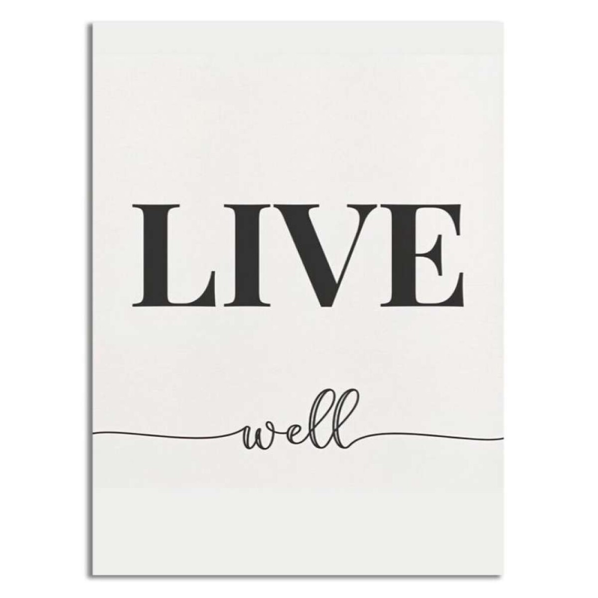 Cuadro Canvas 30X40Cm Live Well 