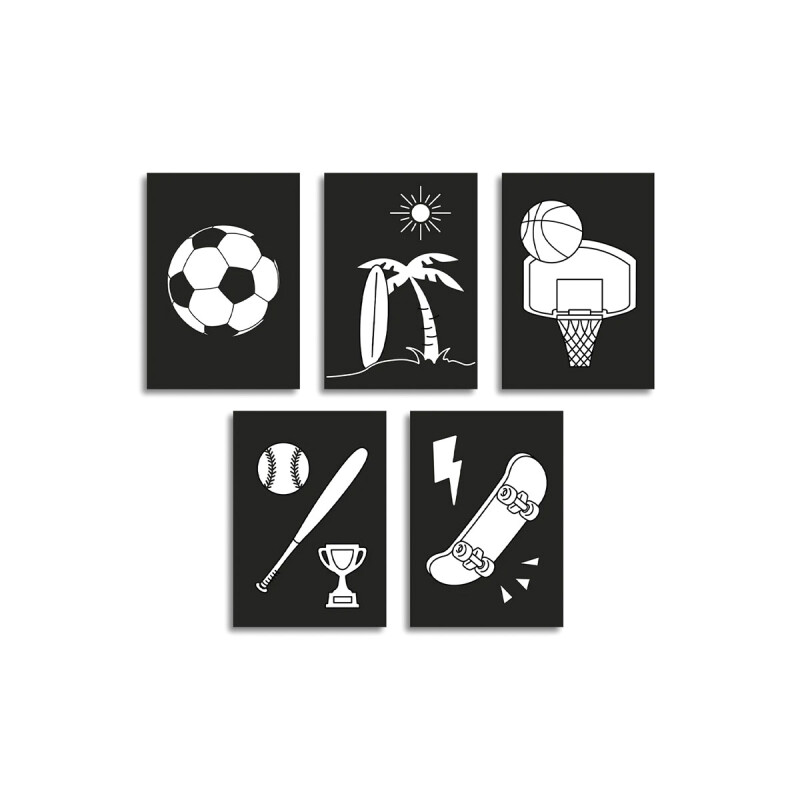 Recarga para Kit de decoración Sport Kidyneon Kidywolf Recarga para Kit de decoración Sport Kidyneon Kidywolf