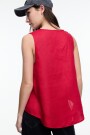 TOP ESCOTE V Rojo