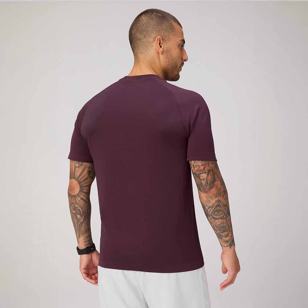 Polo Manga Corta Fit The Training Day Tee Hombre Oxblood