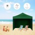 Gazebo Plegable con Paredes 3x3 Para Playa o Jardín Autoarmable Color Verde Gazebo Plegable con Paredes 3x3 Para Playa o Jardín Autoarmable Color Verde