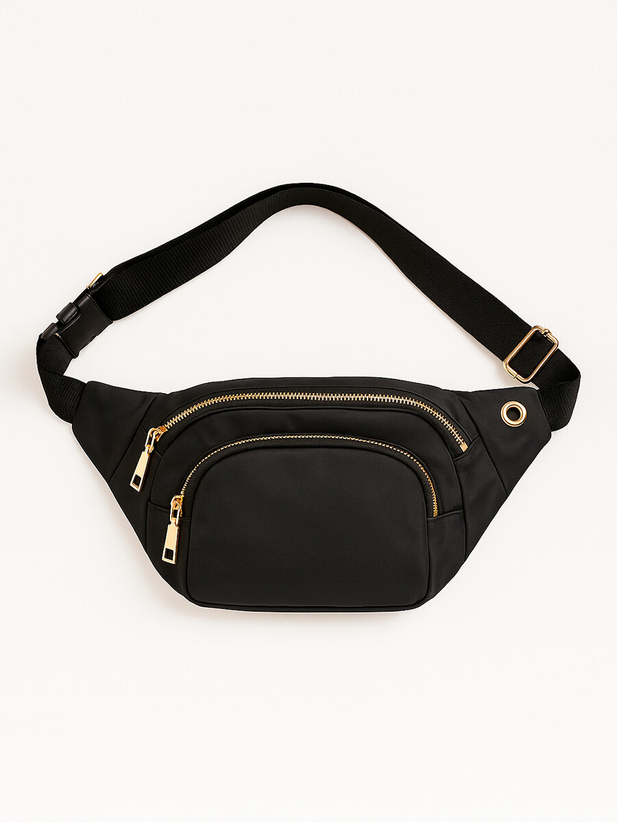 RIÑONERA MAGNOLIA - NEGRO 