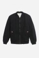 Campera con forro corderito NEGRO