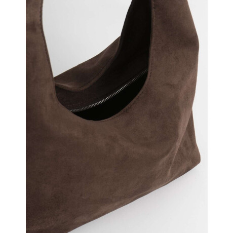 Bandolera Hobo Suede Marron Chocolate