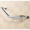 Agarradera en angulo con jabonera acero inox.DMC Agarradera En Angulo Con Jabonera Acero Inox.dmc