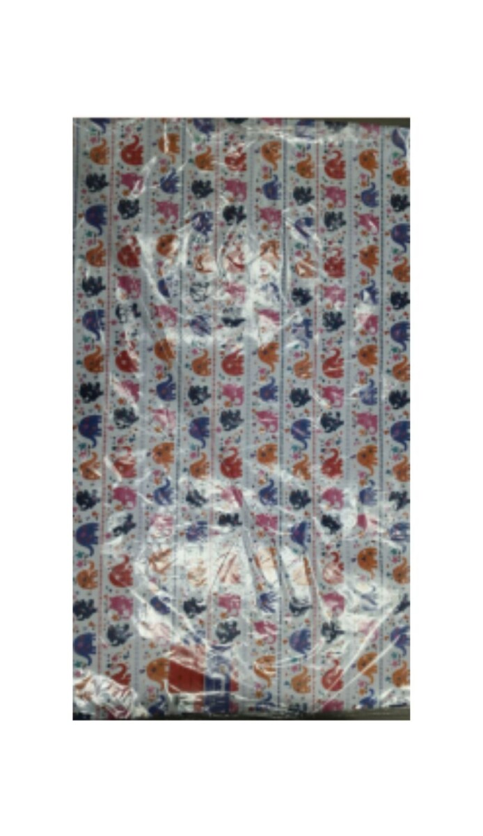 PAPEL REGALO MURESCO 10HOJAS DISEÑO 7 BOLSA 70 X 1M ELEFANTE 