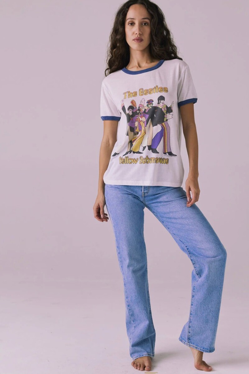 CAMISETA BEATLES Blanco