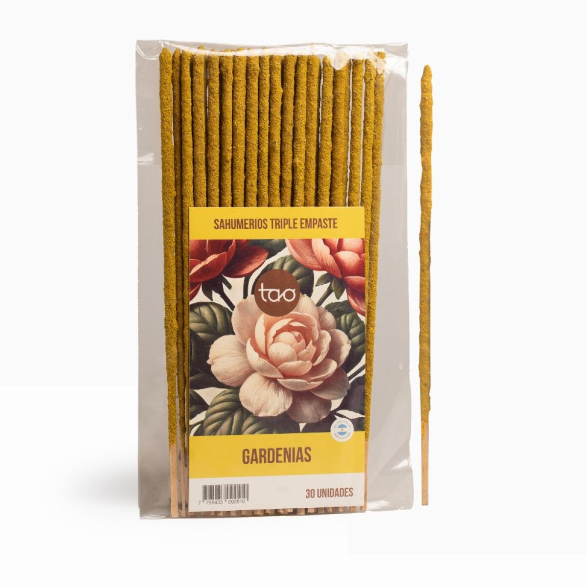 INCIENSO TAO TRIPLE EMPASTE SAGRADA MADRE X30 - PACK X2 - Gardenias 