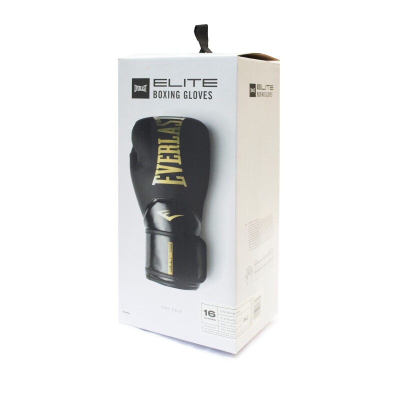 Guantes de Boxeo Everlast Elite 2 negro/dorado
