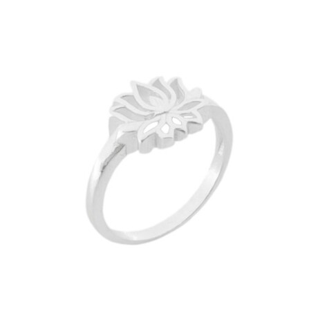 Anillo de plata 925, FLOR DE LOTO. Anillo de plata 925, FLOR DE LOTO.