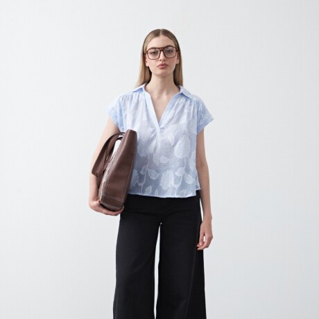 BLUSA CELINA Celeste