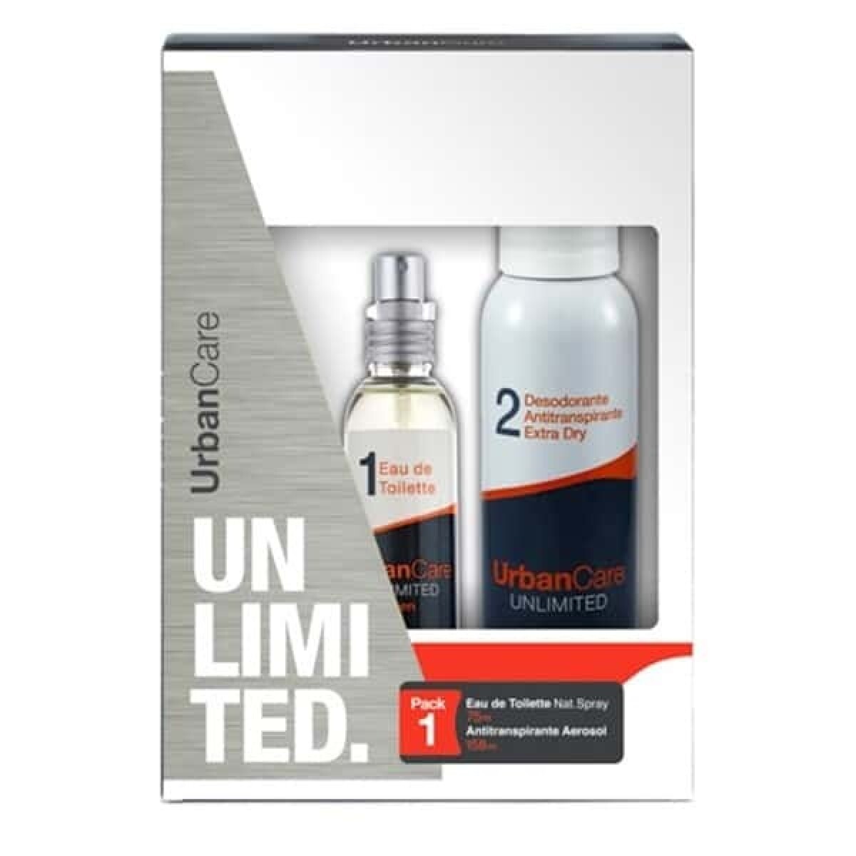 Perfume Urban Care Pack Unlimited Edt 75 ml 
