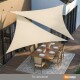 Toldo Impermeable Exterior Protección Uv Triangular 3x3x3m Beige Toldo Impermeable Exterior Protección Uv Triangular 3x3x3m Beige