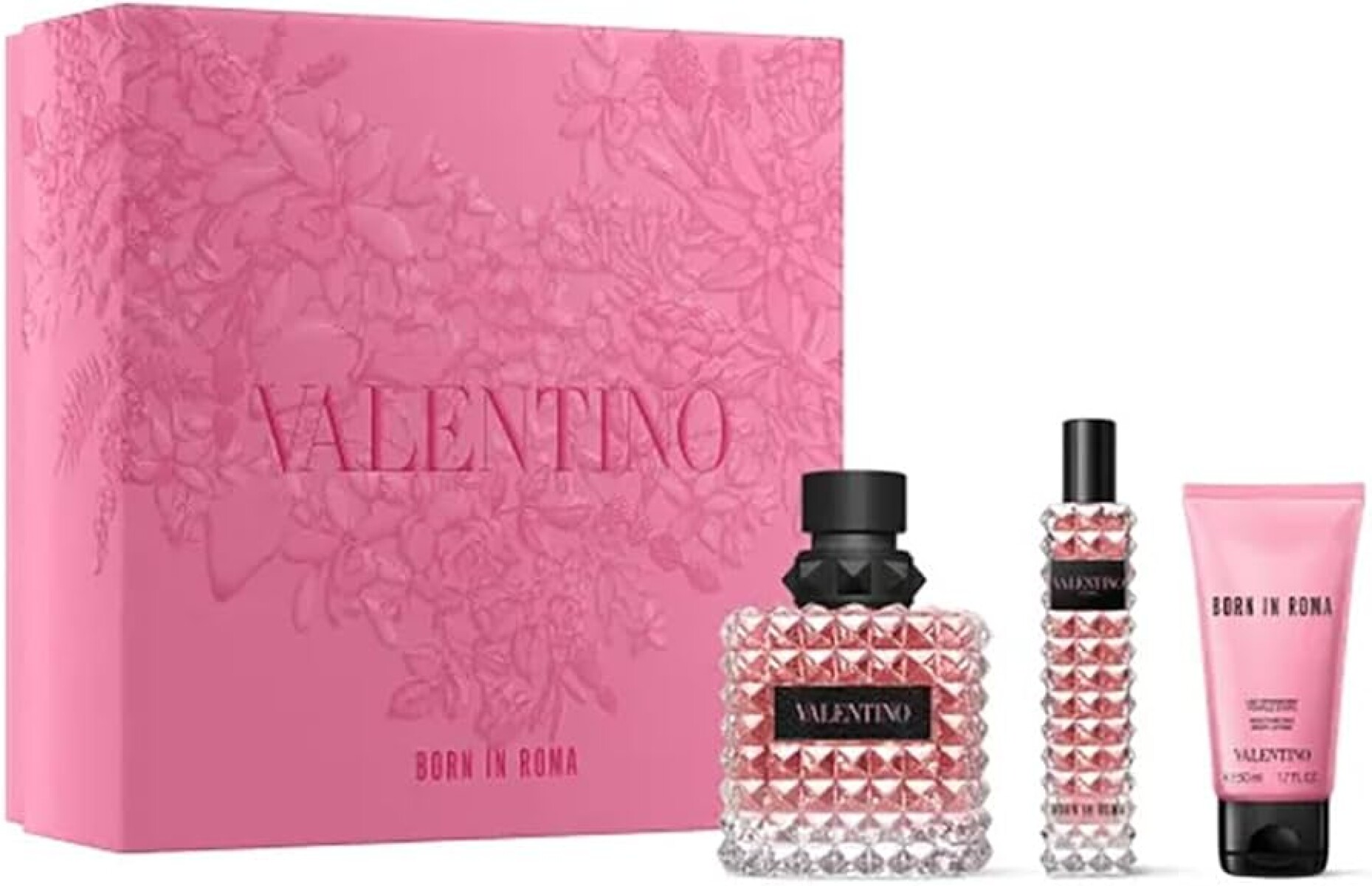 COFRE VALENTINO BORN IN ROMA EDP 100ml + 15ml+ CREMA CORPORAL 50ml 