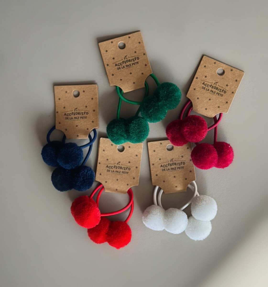 Colitas Pompón - Verde Inglés 