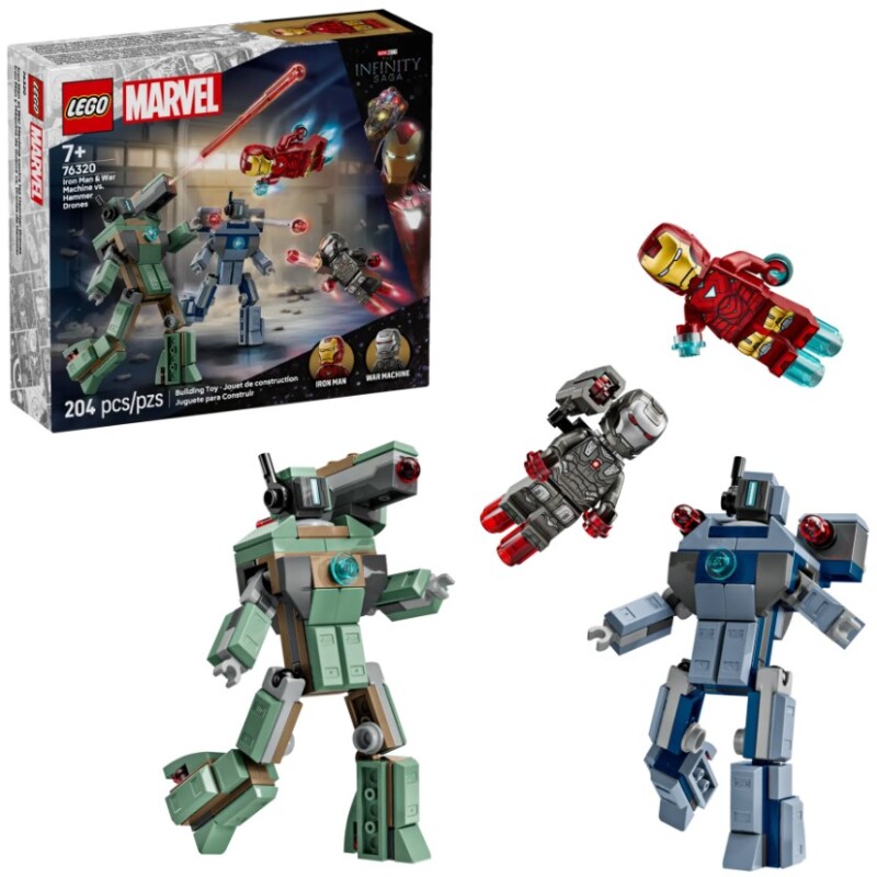 LEGO® Iron Man y War Machine vs. Martillo 76320 LEGO® Iron Man y War Machine vs. Martillo 76320