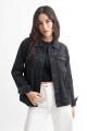 Campera de jean - UNISEX NEGRO