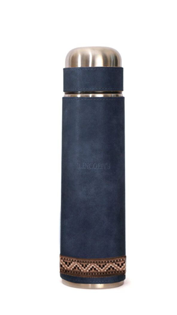 TERMO 1 LITRO ARIES ENGRASADO C/ CINTA PAMPA AZUL