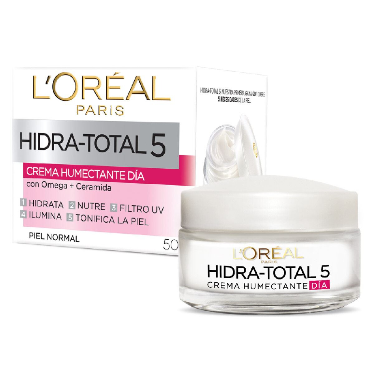 Crema L'Oréal Paris Hydra-Total 5 Hidratante 50ml 