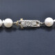 Collar De Perlas De 6.5 Mm Con Broche en Oro 18 K Y Diamante Collar De Perlas De 6.5 Mm Con Broche en Oro 18 K Y Diamante