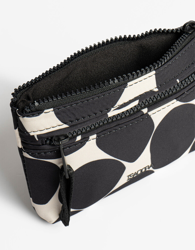 Monederos Nylon Monedero De Material Reciclado - Estampado Lunares