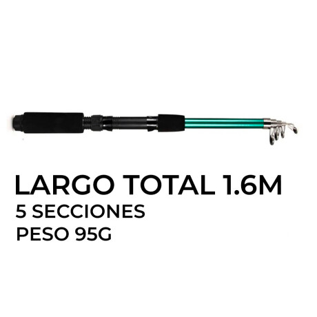 Set Pesca Caña Telescópica Completa Reel X100pcs Set Pesca Caña Telescópica Completa Reel X100pcs