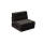 Sillón cama individual Lumax Oster en caja compactado Negro