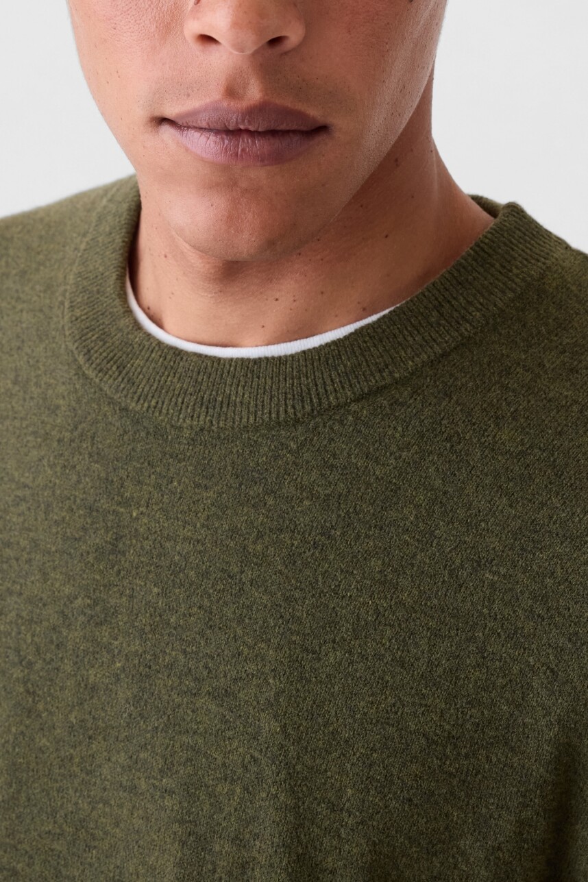 Buzo Cashsoft Hombre B6826 Green Heather