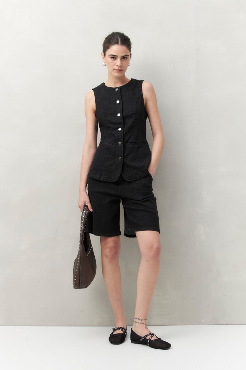 CHALECO ROMAN Negro