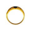 Anillo Solitario-Oro Bajo-Piedra Zafiro-AN8109 conpiedra