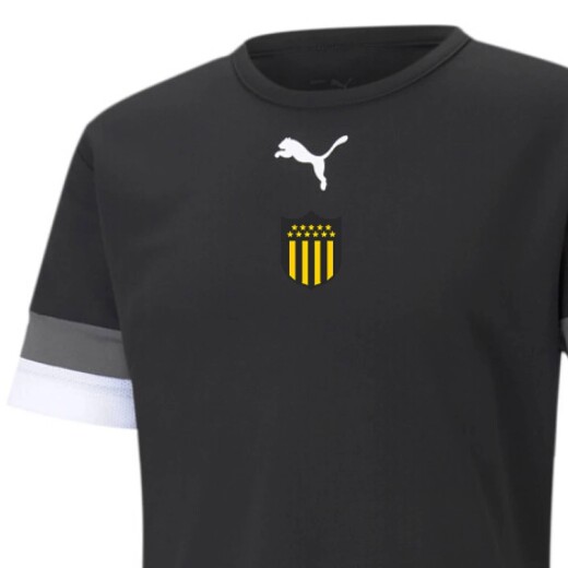 Camiseta Puma Peñarol Hombre Team Rise Tee Negro S/C