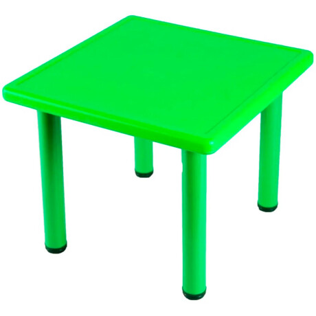 Mesa Infantil Plastico Y Metal Para Niños Escuela Verde