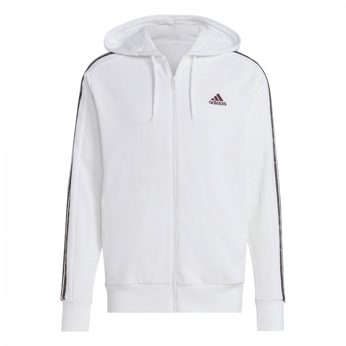 Abrigo Essentials 3-Stripes de Hombre - Blanco 