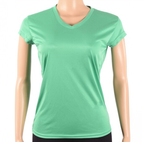 Camiseta Dry Fit Lady Jaspeada Verde