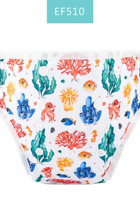 Pañal Malla Para Piscina Reutilizable Ecológico Corales