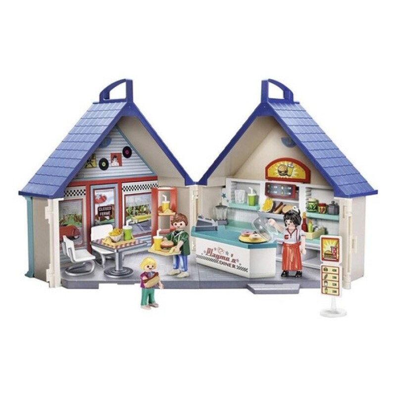 Playmobil City Life restaurante en maletín con accesorios Playmobil City Life restaurante en maletín con accesorios