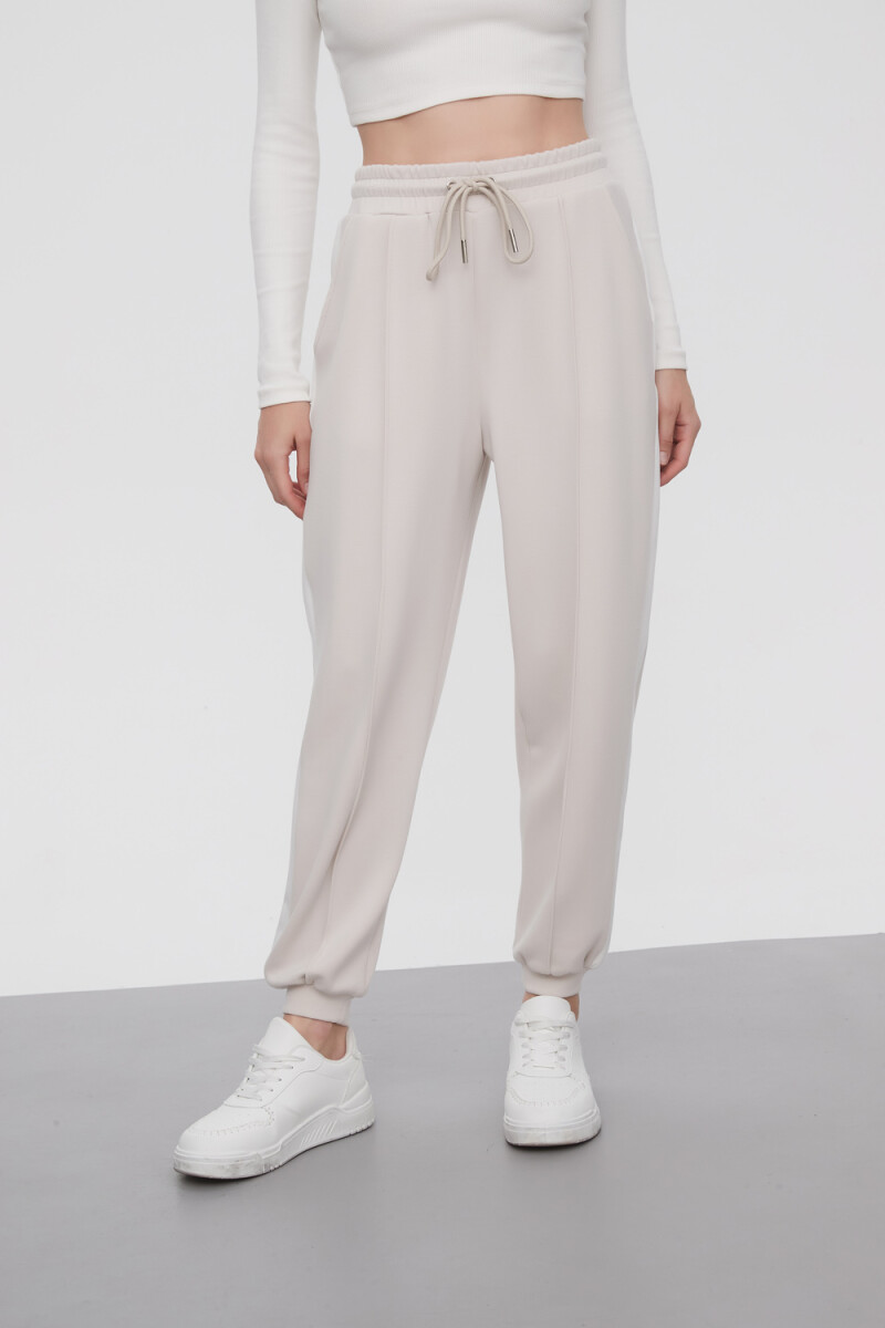 Pantalon Deportivo Curcia - Beige Claro 