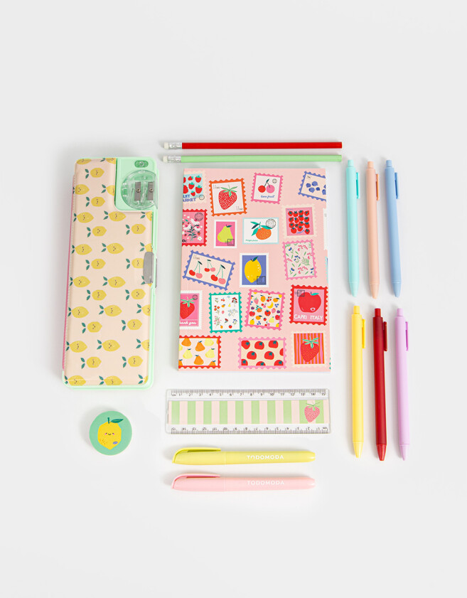 Librería Sets Foodie Set De Librería Con Estuche - Combinacion Multicolor