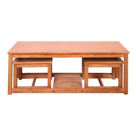 MESA RATONA CENTRAL MADERA MARRON MONTANA WALNUT