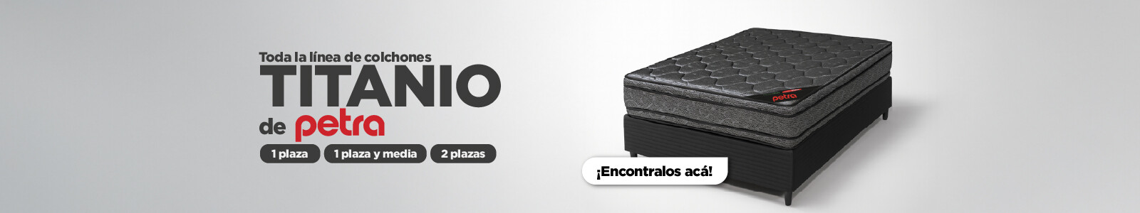 Colchones y Sommiers TITANIO de PETRA - La Tentación