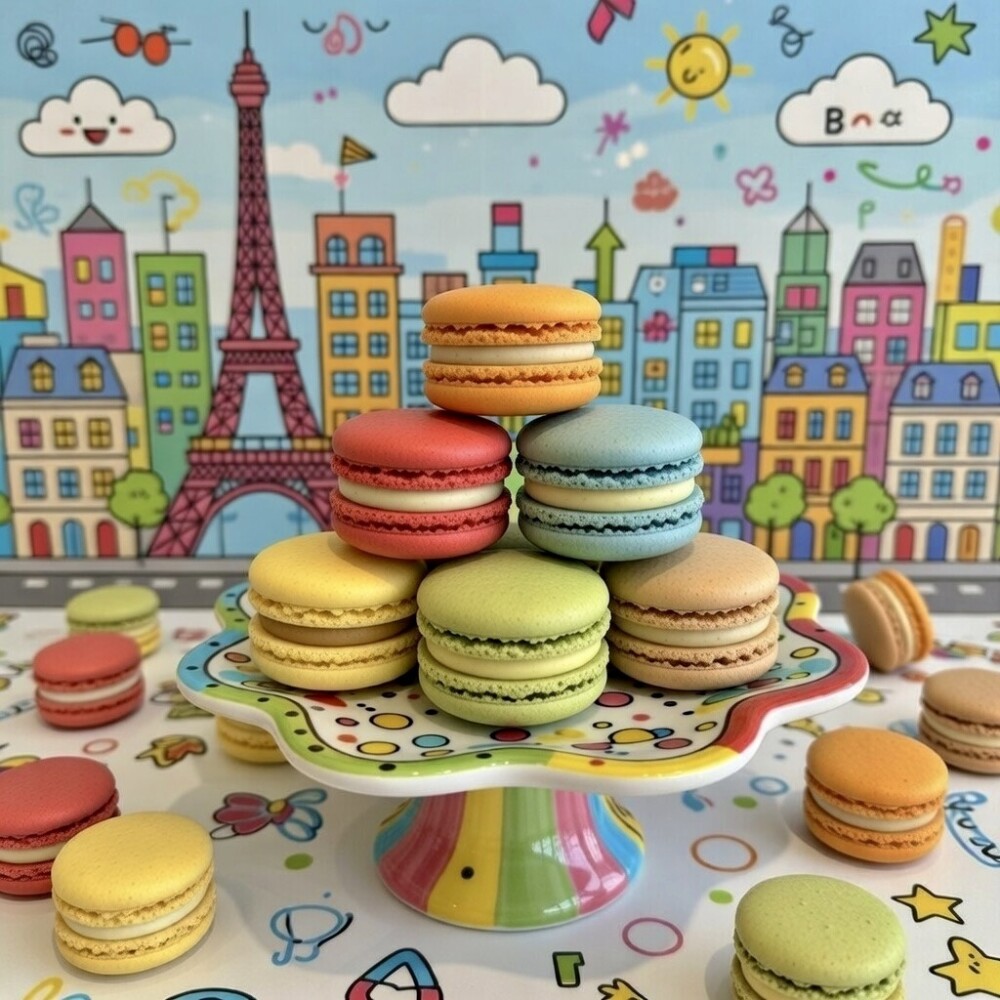 4 Macarons Surtidos 4 Macarons Surtidos