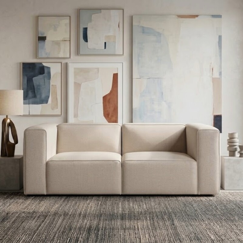 SOFA 2 PUESTOS STRAIGHT - 402224 BEIGE COMB (CD) Unica