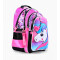 Mochila Footy Unicornio Relieve con Luz Led Fucsia - Negro