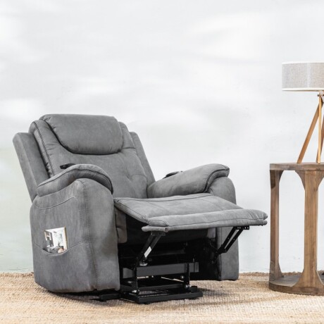 Sillón Masajeador Sally 1 Cuerpo Gris U