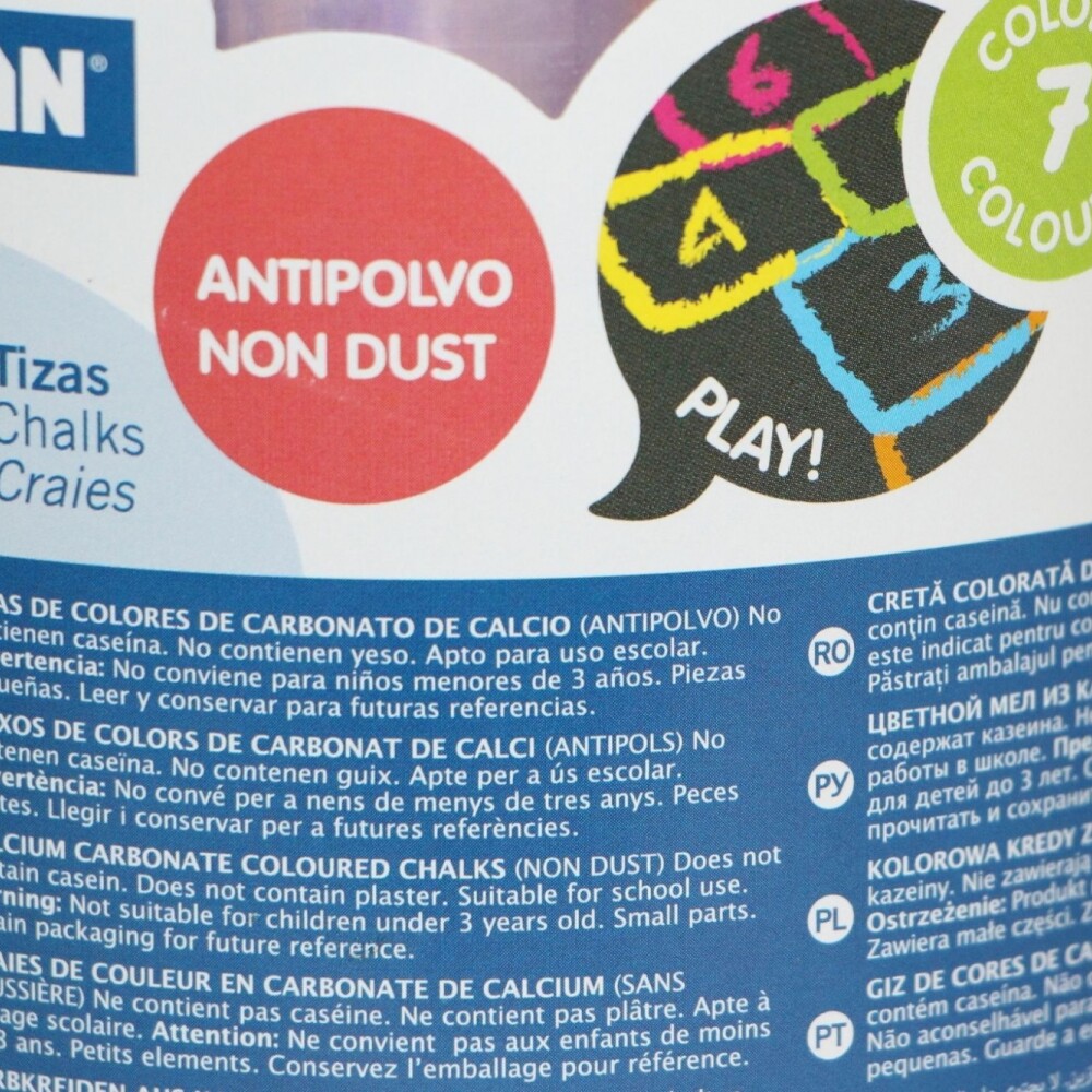 BALDE DE TIZAS DE COLORES MILAN TAMAÑO MAXI POR 20 UNIDADES BALDE DE TIZAS DE COLORES MILAN TAMAÑO MAXI POR 20 UNIDADES