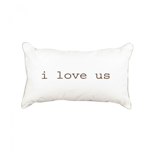 Almohadon Deco 60x36 Tusor - Pilar I Love Us
