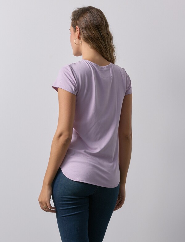 Remera Basica LAVANDA