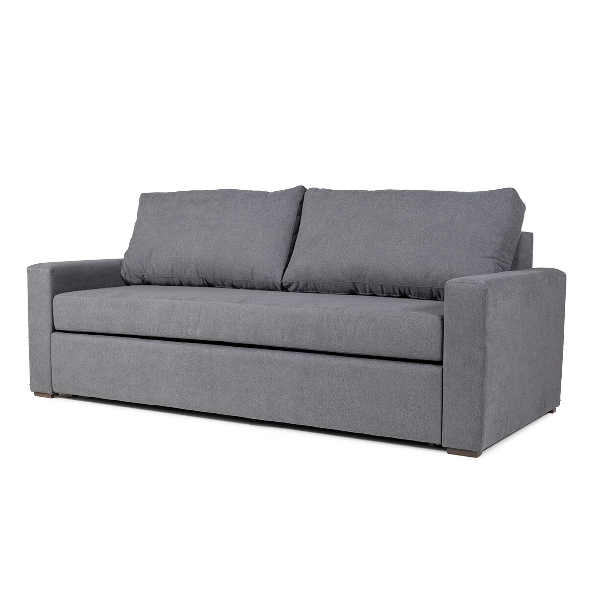 Sofá Cama Mónaco - Tela Microfibra - 2160 (Grafito) 