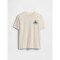 SW SS GRAPHIC RELAXED TEE IVORY FROST